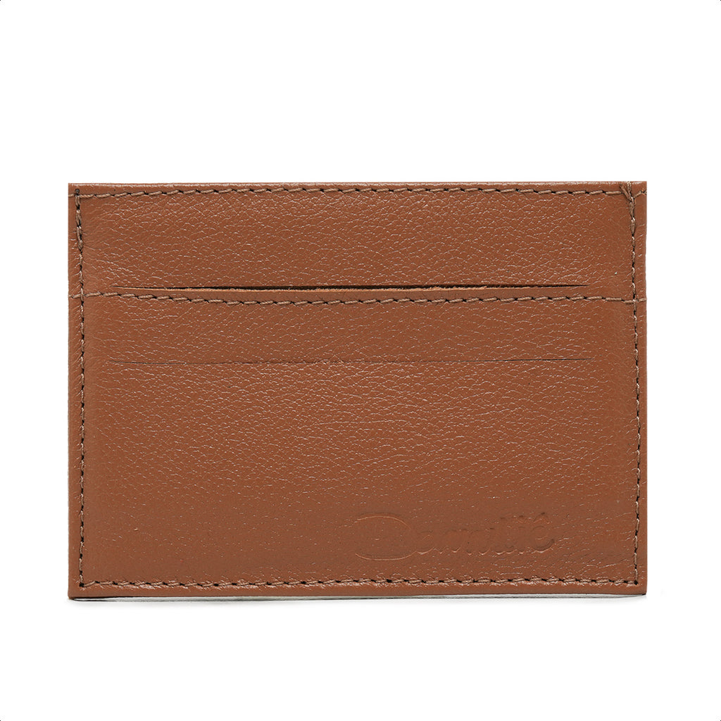 Porta Cartão Liz em Couro Legítimo Camel