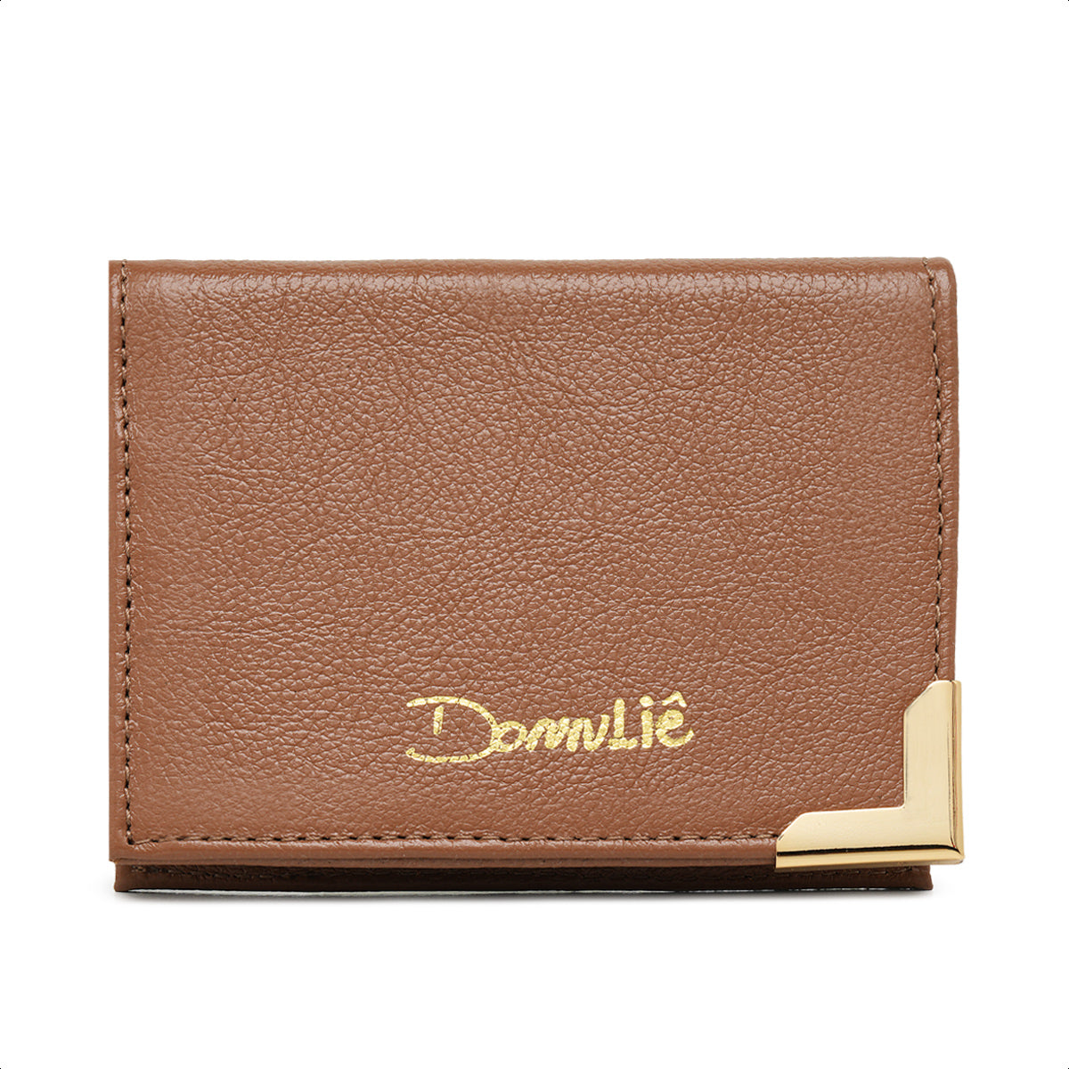 Carteira Feminina Jasmim em Couro Legítimo Camel