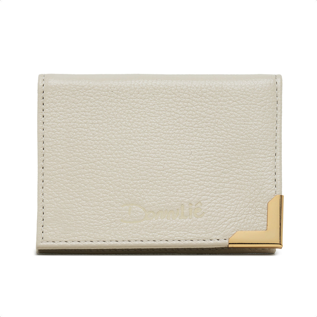 Carteira Feminina Jasmim em Couro Legítimo Off White