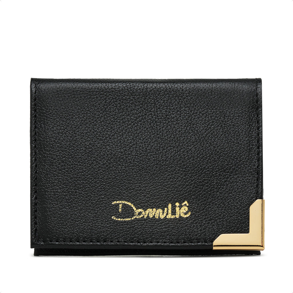 Carteira Feminina Jasmim em Couro Legítimo Preto