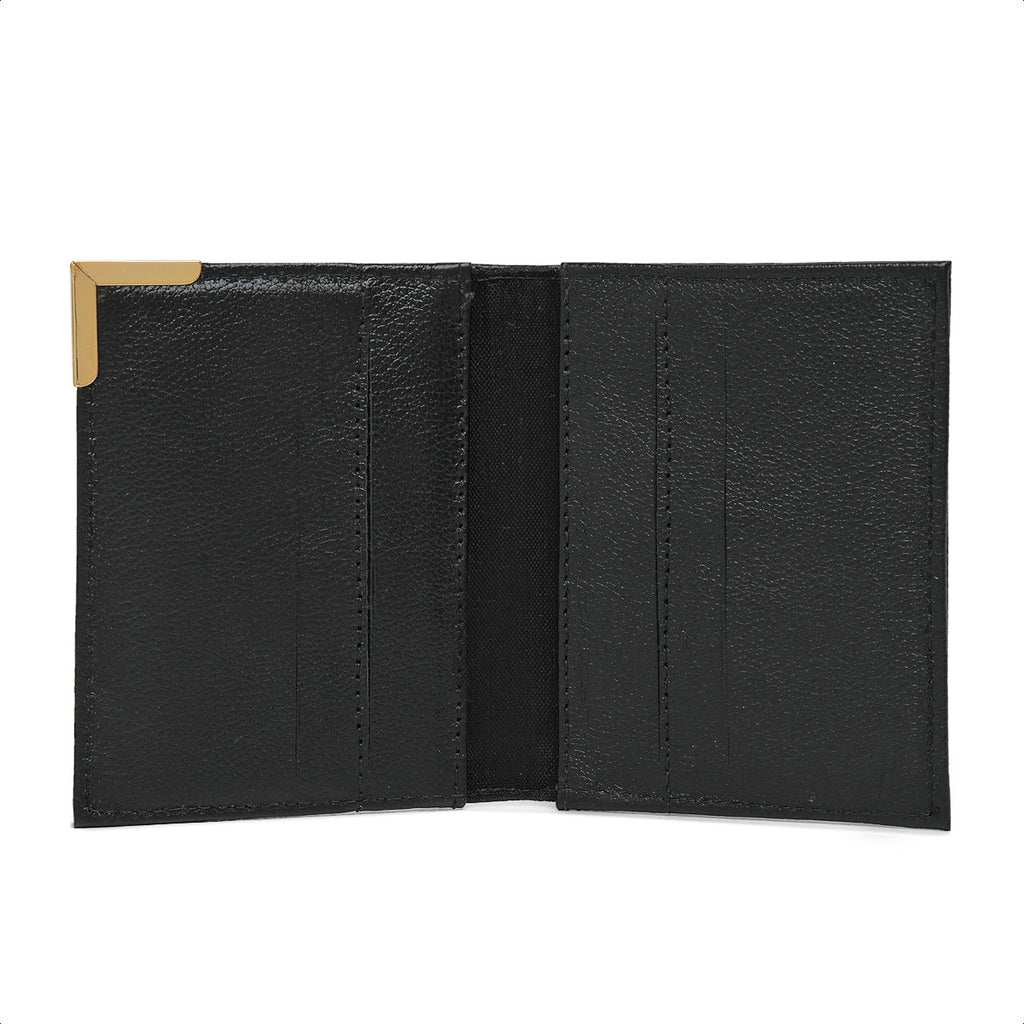 Carteira Feminina Jasmim em Couro Legítimo Preto