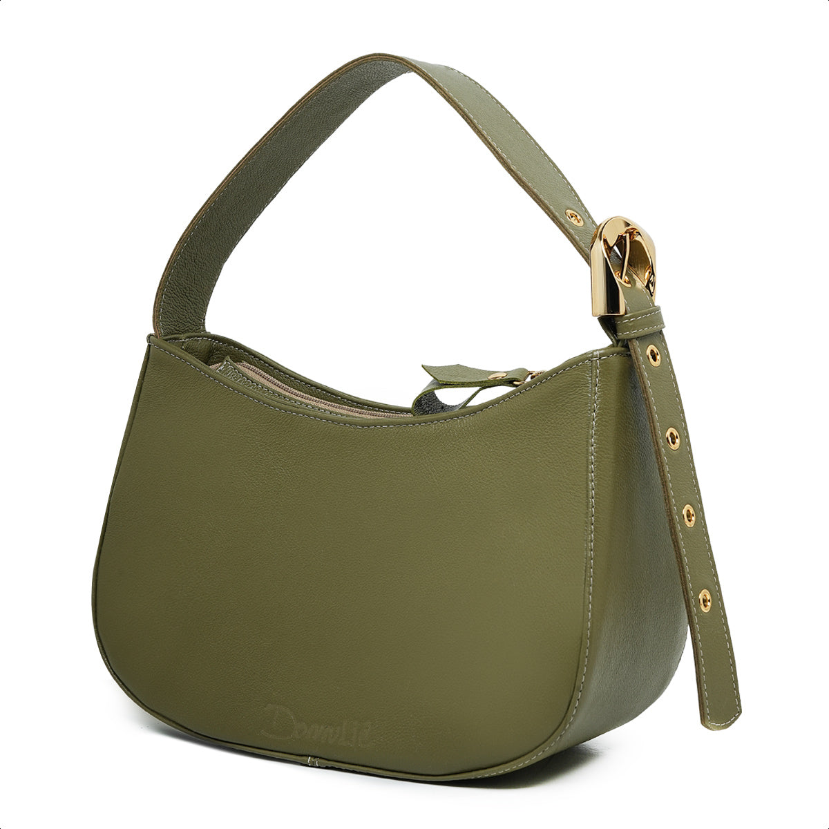 Bolsa Magnólia Hand Bag Couro Sálvia