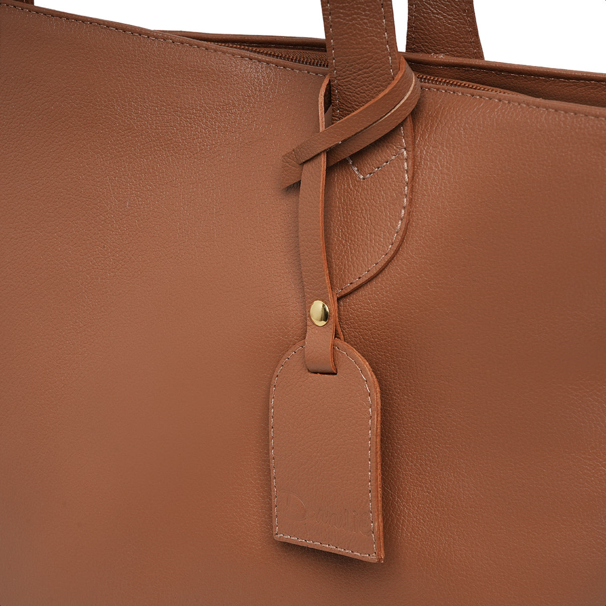 Bolsa Dália Tote Sacola Couro Marrom