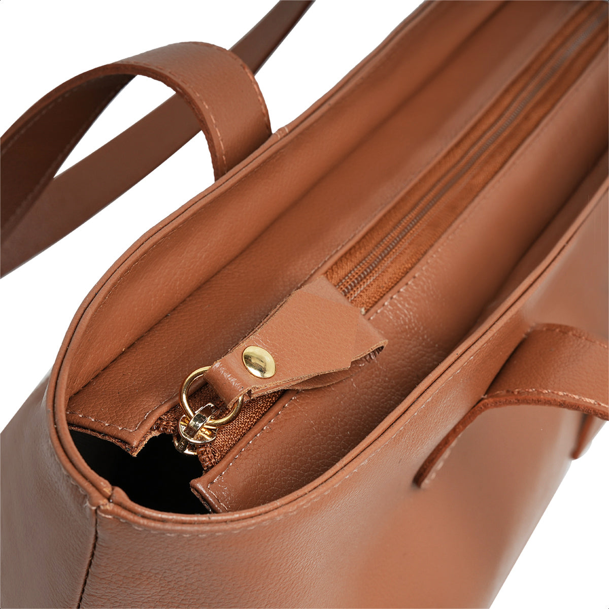 Bolsa Dália Tote Sacola Couro Marrom