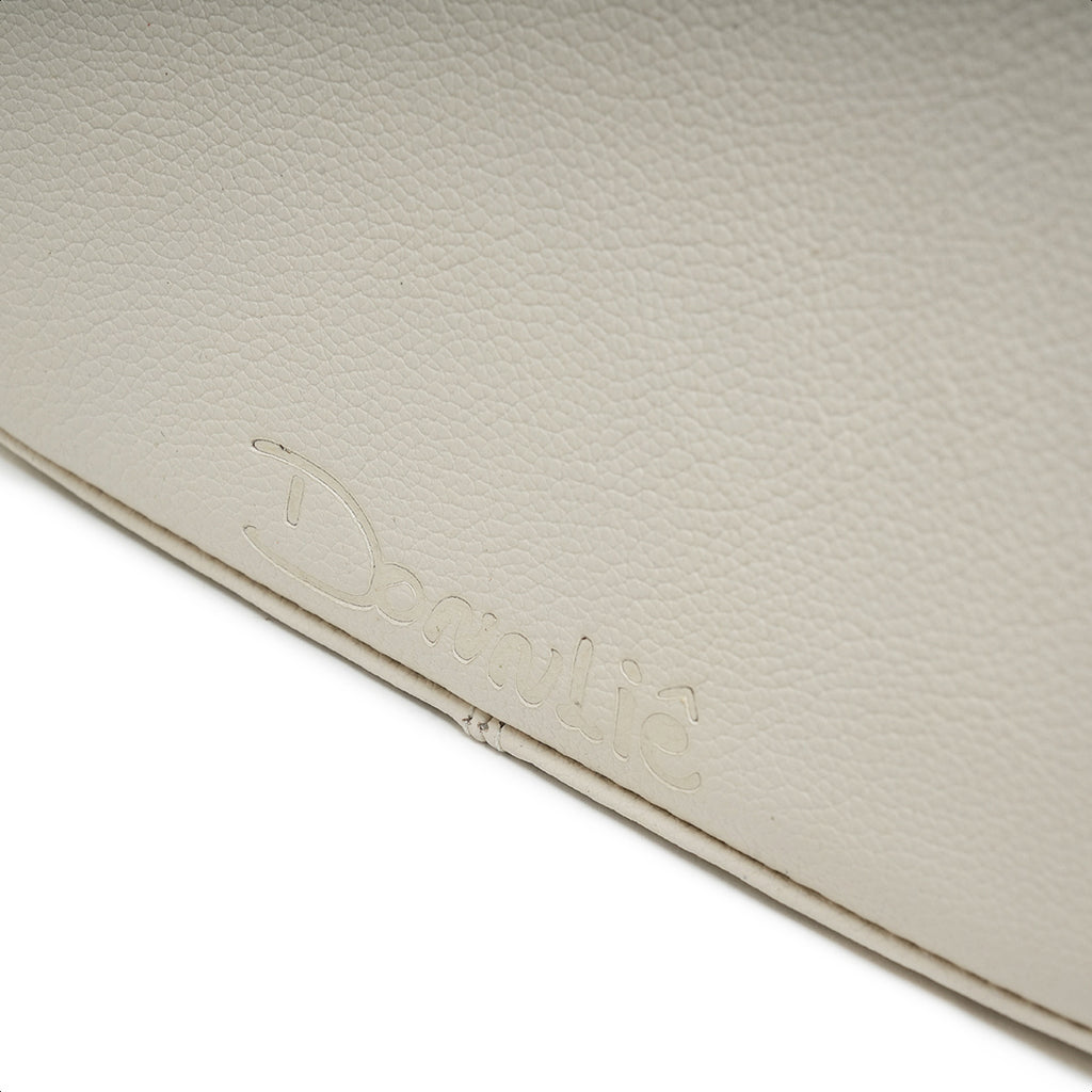 Bolsa Magnólia Hand Bag Couro Off White