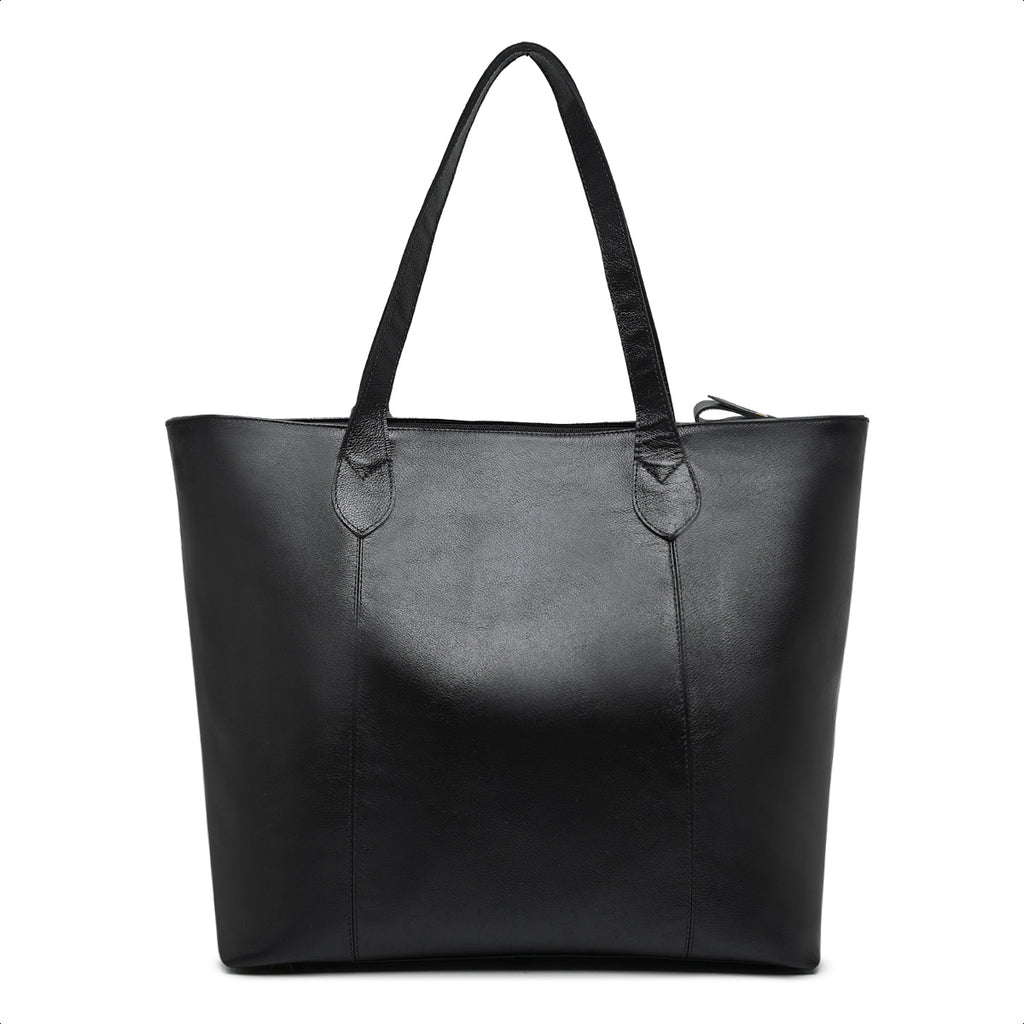 Bolsa Dália Tote Sacola Couro Preto