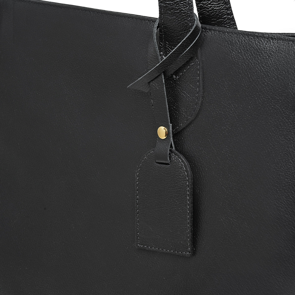 Bolsa Dália Tote Sacola Couro Preto