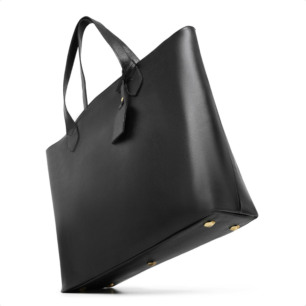 Bolsa Dália Tote Sacola Couro Preto